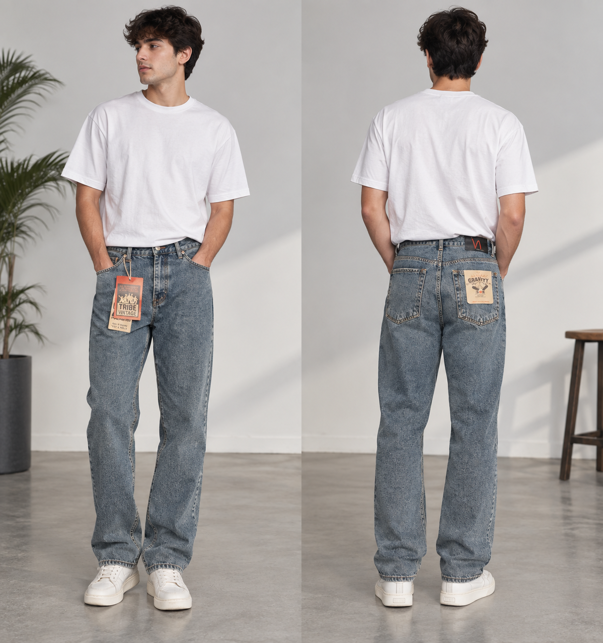 شلوار جین مردانه وارداتی برند nudy jeans