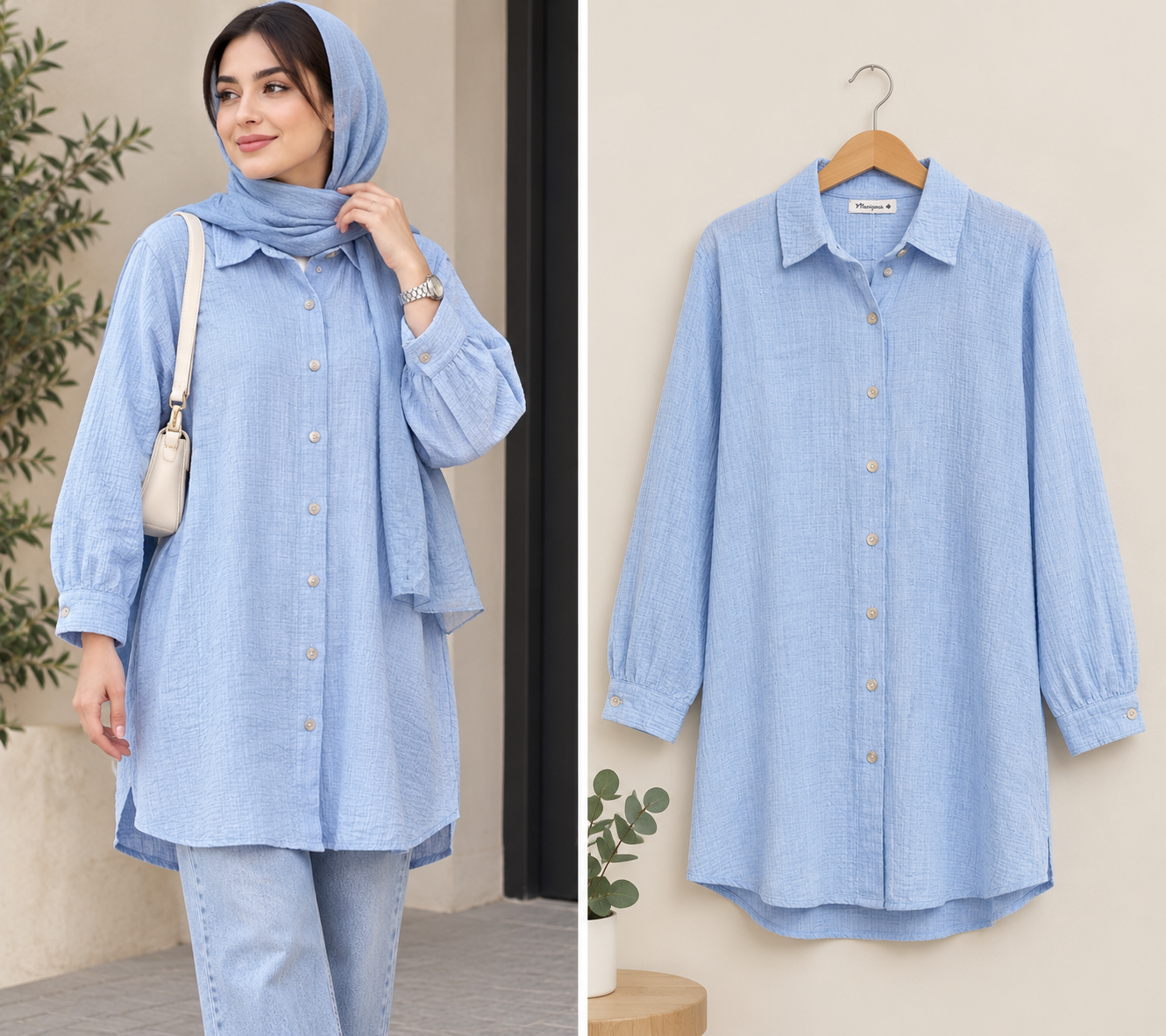 شومیز زنانه نخی اورجینال وارداتی برند maariyah