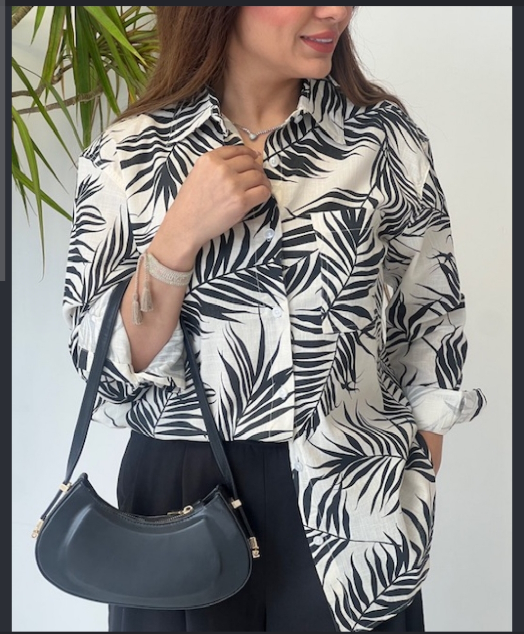 شومیز زنانه اورجینال وارداتی  جنس کتان برند M&S